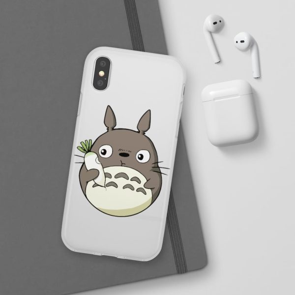 My Neighbor Totoro - Totoro Eating Turnip iPhone Cases-Accessories, My Neighbor Totoro, Phone Case