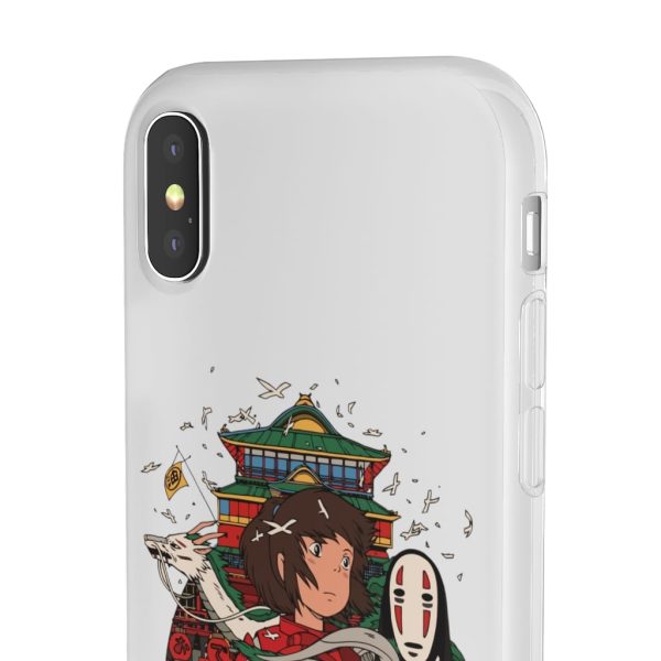 Spirited Away Poster - Spirited Away – Sen and Friends iPhone Cases-Accessories, kaonashi, no face, Phone Case, Spirited Away, Spirited Away Poster