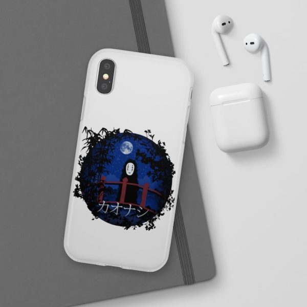 Spirited Away Live' - Spirited Away Kaonashi No Face by the blue Moon iPhone Cases-Accessories, Characters Spirited Away, kaonashi, no face, Phone Case, Spirited Away, Spirited Away Live