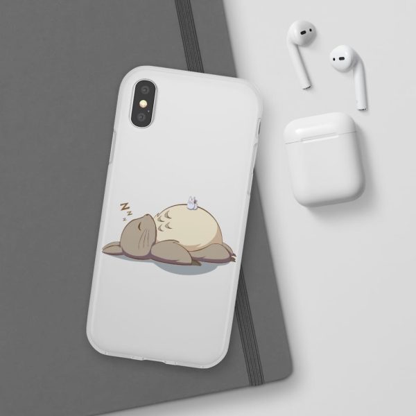 Satsuki Totoro - Sleeping Totoro iPhone Cases-Accessories, My Neighbor Totoro, Phone Case, Satsuki Totoro