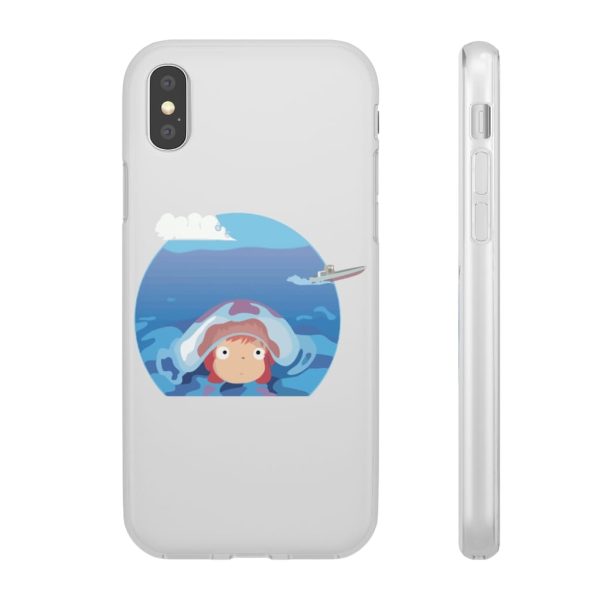 Ponyo Background - Ponyo in her first trip iPhone Cases-Accessories, Phone Case, ponyo, Ponyo Background