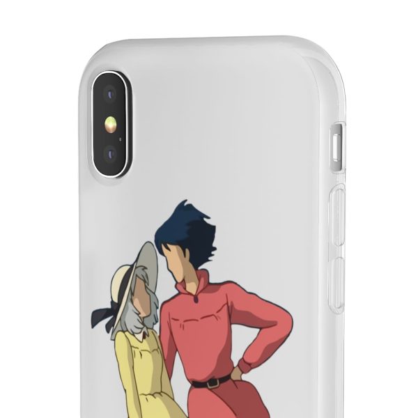 Sheet Music Howl's Moving Castle - Howl’s Moving Castle – Sophie and Howl Gazing at Each other iPhone Cases-Accessories, Howl's Moving Castle, Phone Case, Sheet Music Howl's Moving Castle