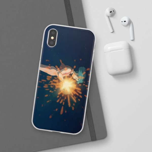 Howl's Moving Castle Howl - Howl’s Moving Castle – Howl meets Calcifer iPhone Cases-Accessories, Howl's Moving Castle, Howl's Moving Castle Howl, Phone Case