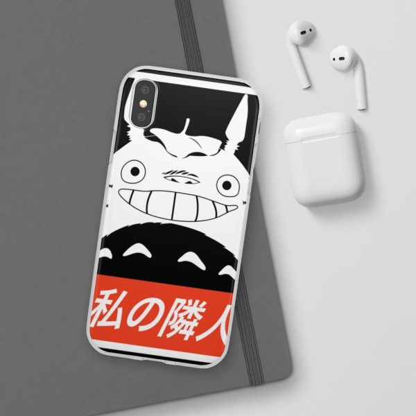 Totoro Japanese Restaurant - Smiling Totoro iPhone Cases-Accessories, My Neighbor Totoro, Phone Case, Totoro Japanese Restaurant