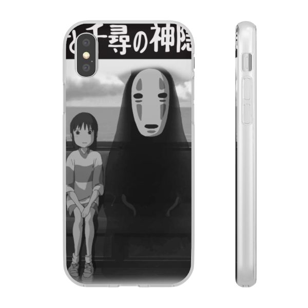 Like Spirited Away - Spirited Away – Chihiro and No Face on the Train iPhone Cases-Accessories, kaonashi, Like Spirited Away, no face, Phone Case, Spirited Away