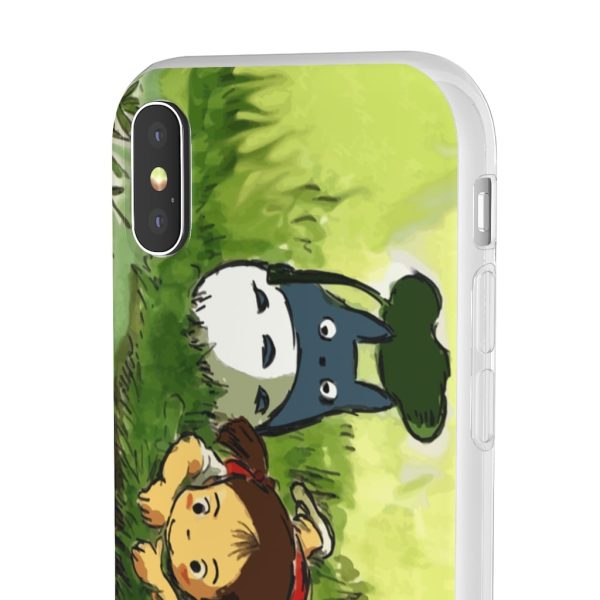 Studio Ghibli Totoro Movie - My Neighbor Totoro – Playing Mei iPhone Cases-Accessories, My Neighbor Totoro, Phone Case, Studio Ghibli Totoro Movie