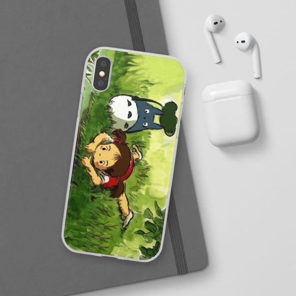 Studio Ghibli Totoro Movie - My Neighbor Totoro – Playing Mei iPhone Cases-Accessories, My Neighbor Totoro, Phone Case, Studio Ghibli Totoro Movie