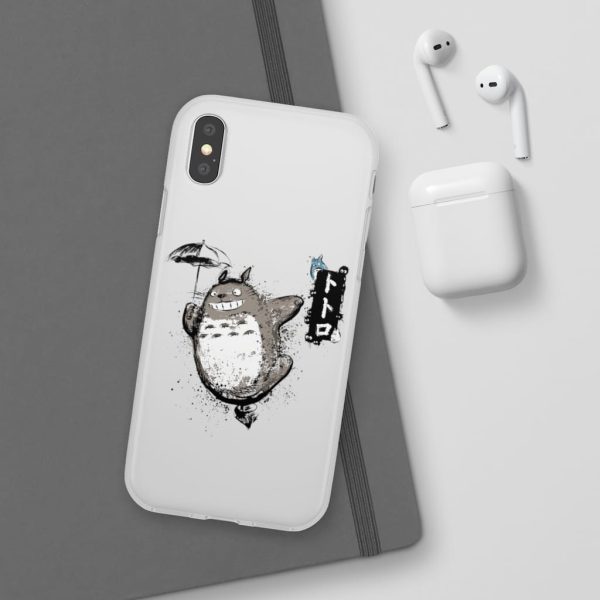 My Neighbor Totoro Wallpaper - Spinning Totoro iPhone Cases-Accessories, My Neighbor Totoro, My Neighbor Totoro Wallpaper, Phone Case