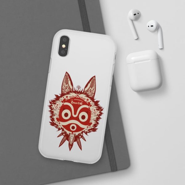 Princess Mononoke Spirits - Princess Mononoke Mask iPhone Cases-Accessories, Phone Case, princess mononoke, Princess Mononoke Spirits