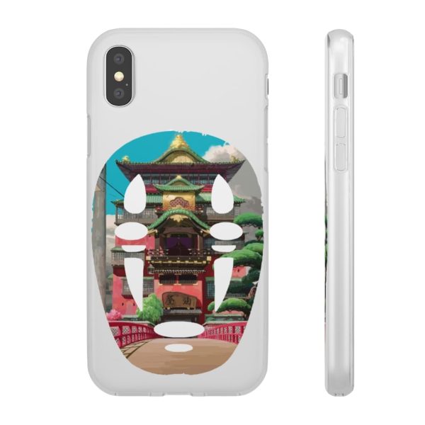 Spirited Away Streaming - Spirited Away –  The Bathhouse Ft. No Face iPhone Cases-Accessories, kaonashi, no face, Phone Case, Spirited Away, Spirited Away Streaming