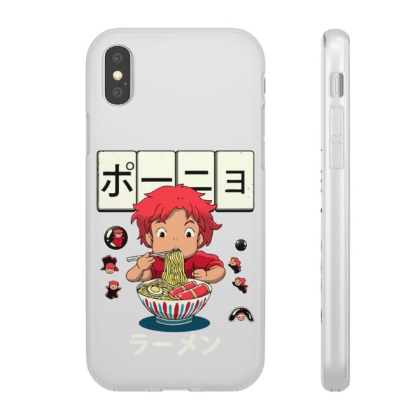 Ponyo - Ponyo very first Ramen iPhone Cases-Accessories, Phone Case, ponyo