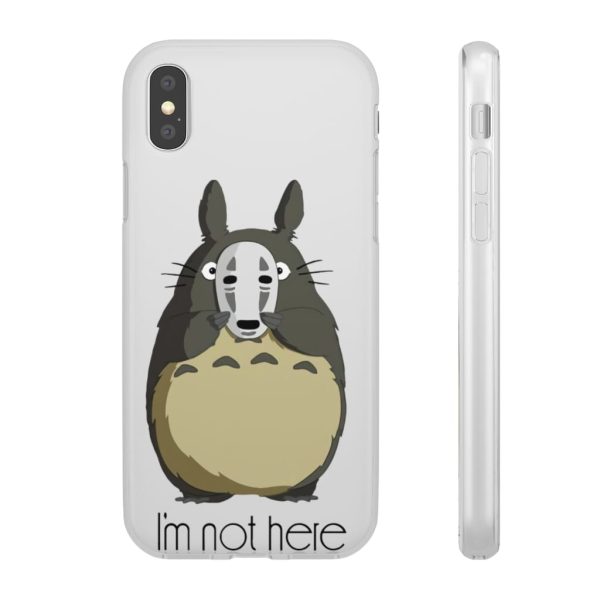 Studio Ghibli My Neighbor Totoro - Totoro I’m Not Here iPhone Cases-Accessories, My Neighbor Totoro, Phone Case, Studio Ghibli My Neighbor Totoro