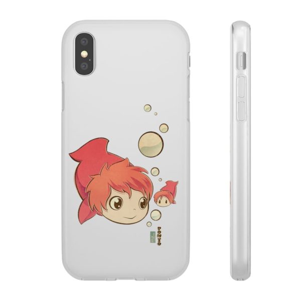 Studio Ghibli Icons Ponyo - Ponyo Chibi iPhone Cases-Accessories, Phone Case, ponyo, Studio Ghibli Icons Ponyo