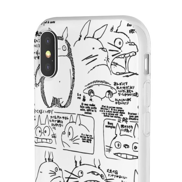 Mi Vecino Totoro - Totoro Original Character Sketch iPhone Cases-Accessories, Mi Vecino Totoro, My Neighbor Totoro, Phone Case