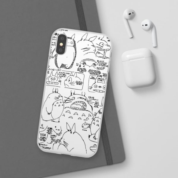 Mi Vecino Totoro - Totoro Original Character Sketch iPhone Cases-Accessories, Mi Vecino Totoro, My Neighbor Totoro, Phone Case