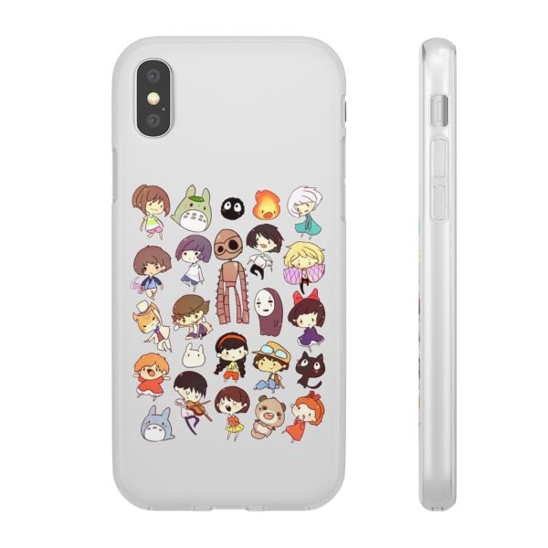 Ghibli Movie Characters Cute Chibi Collection iPhone Cases-Accessories, Phone Case