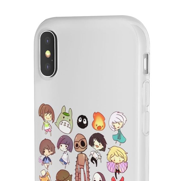 Ghibli Movie Characters Cute Chibi Collection iPhone Cases-Accessories, Phone Case