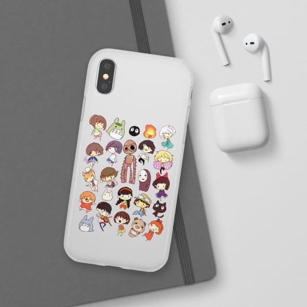 Ghibli Movie Characters Cute Chibi Collection iPhone Cases-Accessories, Phone Case