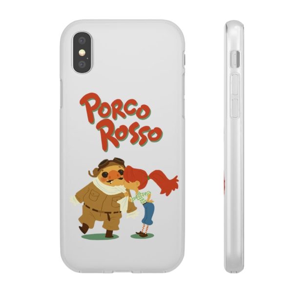 Porco Rosso – The Kiss iPhone Cases-Accessories, Phone Case, porco rosso