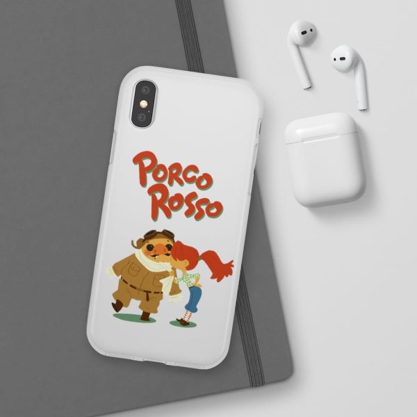 Porco Rosso – The Kiss iPhone Cases-Accessories, Phone Case, porco rosso