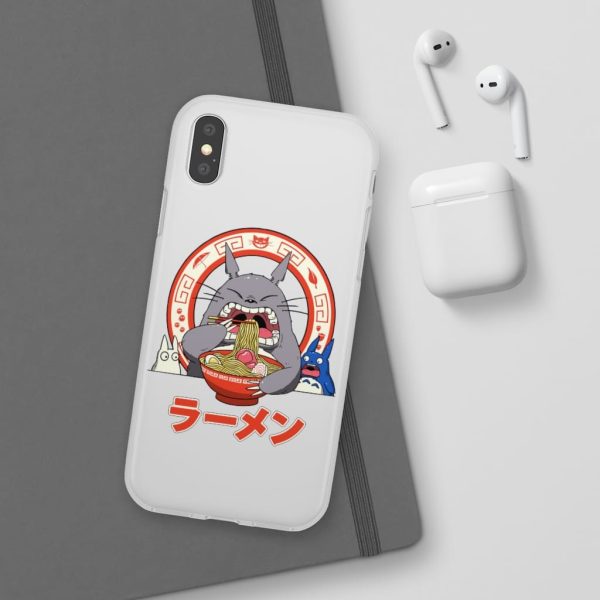 Totoro Backpack - Totoro Ramen iPhone Cases-Accessories, My Neighbor Totoro, Phone Case, Totoro Backpack