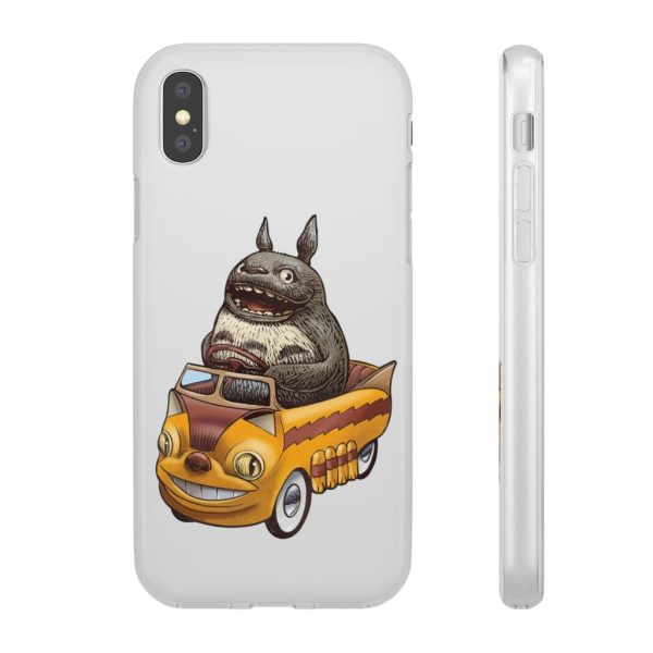 My Neighbor Totoro Cat Bus - Totoro driving Catbus iPhone Cases-Accessories, My Neighbor Totoro, My Neighbor Totoro Cat Bus, Phone Case