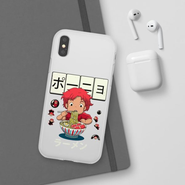 Ponyo - Ponyo very first Ramen iPhone Cases-Accessories, Phone Case, ponyo