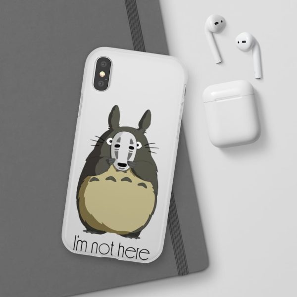 Studio Ghibli My Neighbor Totoro - Totoro I’m Not Here iPhone Cases-Accessories, My Neighbor Totoro, Phone Case, Studio Ghibli My Neighbor Totoro