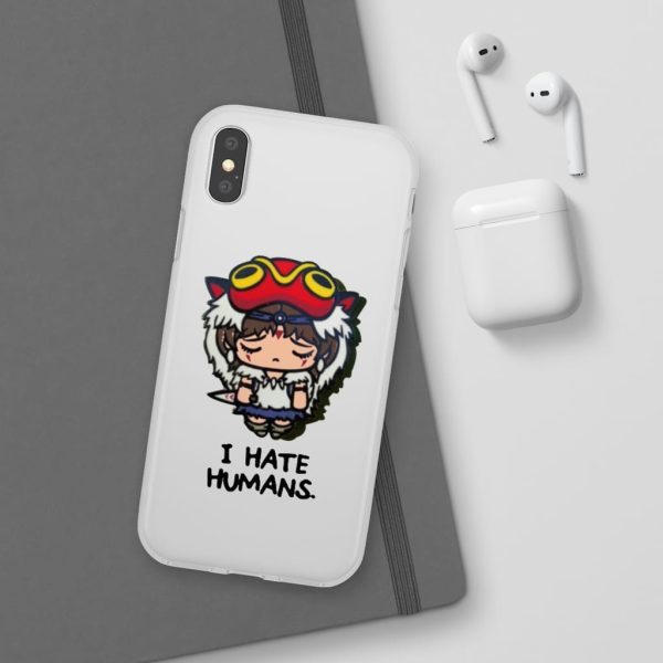 Princess Mononoke Showtimes - Princess Mononoke Chibi – I Hate Humans iPhone Cases-Accessories, Phone Case, princess mononoke, Princess Mononoke Showtimes