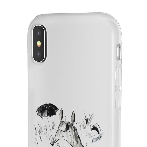 Dai-totoro - Totoro And The Girls Ink Painting iPhone Cases-Accessories, Dai-totoro, My Neighbor Totoro, Phone Case