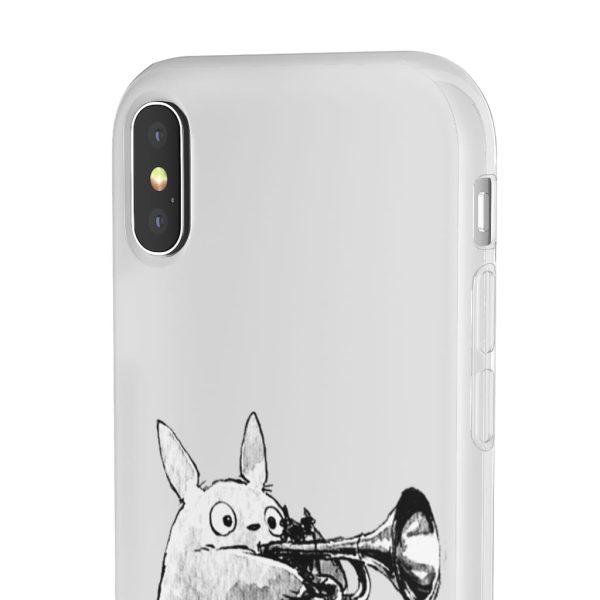 Mei My Neighbor Totoro - Totoro and the Trumpet iPhone Cases-Accessories, Mei My Neighbor Totoro, My Neighbor Totoro, Phone Case