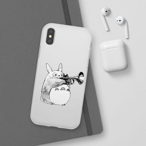 Mei My Neighbor Totoro - Totoro and the Trumpet iPhone Cases-Accessories, Mei My Neighbor Totoro, My Neighbor Totoro, Phone Case