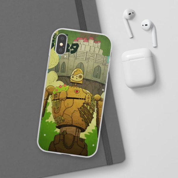 Laputa Castle In The Sky English Cast - Laputa Castle in the Sky Robot Warrior iPhone Cases-Accessories, Laputa Castle In The Sky English Cast, Laputa: Castle in the Sky, Phone Case