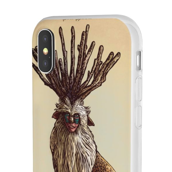 Princess Mononoke With Wolf - Princess Mononoke – Shishigami Day Time Detailed iPhone Cases-Accessories, Phone Case, princess mononoke, Princess Mononoke With Wolf