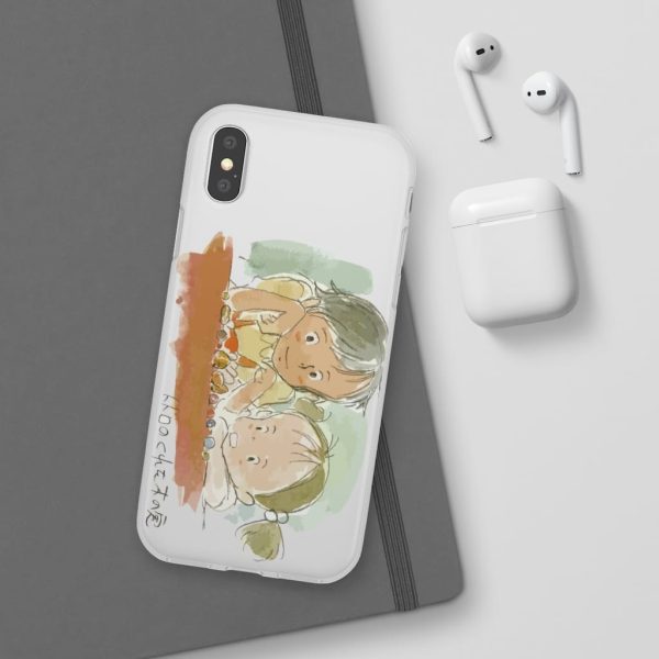 My Neighbor Totoro Japanese - My Neighbor Totoro – Mei & Satsuki Water Color iPhone Cases-Accessories, My Neighbor Totoro, My Neighbor Totoro Japanese, Phone Case