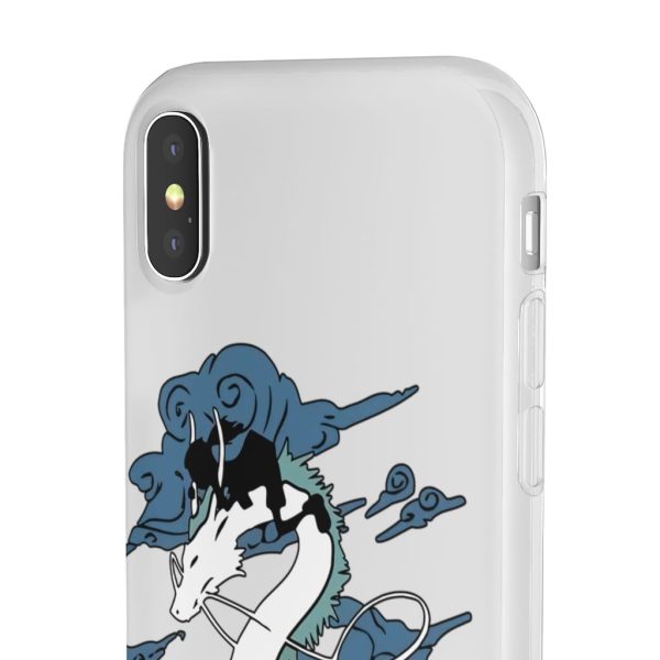 Spirited Away Tattoo - Spirited Away – Sen Riding Haku Dragon iPhone Cases-Accessories, Phone Case, Spirited Away, Spirited Away Tattoo