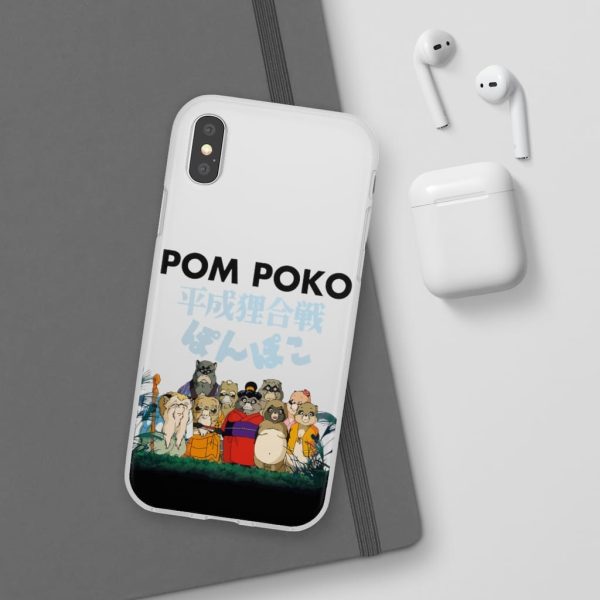 Pom Poko Poster Japanese iPhone Cases-Accessories, Phone Case, Pom Poko