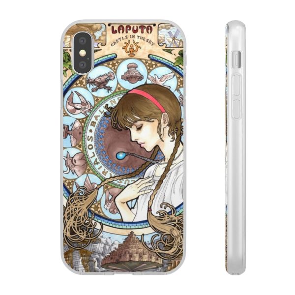 Ghibli Laputa Castle In The Sky - Laputa: Castle in The Sky – Sheeta Portrait Art iPhone Cases-Accessories, Ghibli Laputa Castle In The Sky, Laputa: Castle in the Sky, Phone Case