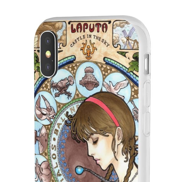 Ghibli Laputa Castle In The Sky - Laputa: Castle in The Sky – Sheeta Portrait Art iPhone Cases-Accessories, Ghibli Laputa Castle In The Sky, Laputa: Castle in the Sky, Phone Case