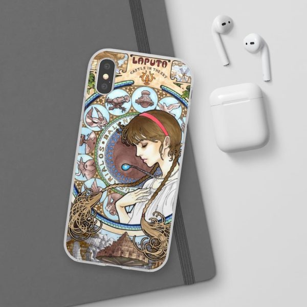 Ghibli Laputa Castle In The Sky - Laputa: Castle in The Sky – Sheeta Portrait Art iPhone Cases-Accessories, Ghibli Laputa Castle In The Sky, Laputa: Castle in the Sky, Phone Case