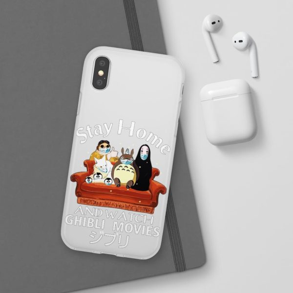 Stay Home and Watch Ghibli Movie iPhone Cases-Accessories, Phone Case