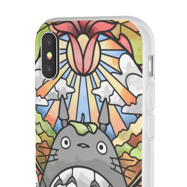 Totoro Film - Totoro Stained Glass Art iPhone Cases-Accessories, My Neighbor Totoro, Phone Case, Totoro Film