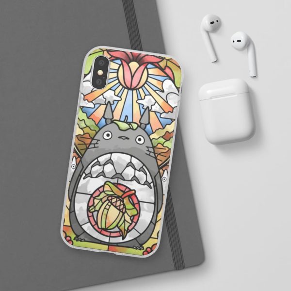 Totoro Film - Totoro Stained Glass Art iPhone Cases-Accessories, My Neighbor Totoro, Phone Case, Totoro Film