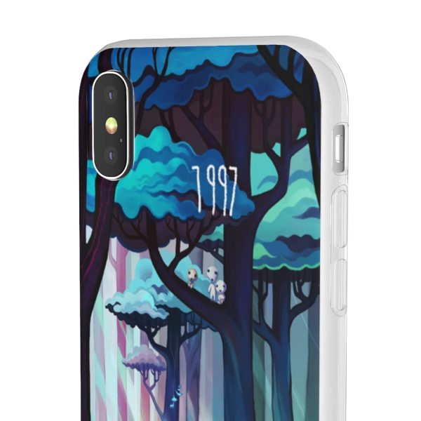 Princess Mononoke - Princess Mononoke 1997 Illustration iPhone Cases-Accessories, Phone Case, princess mononoke