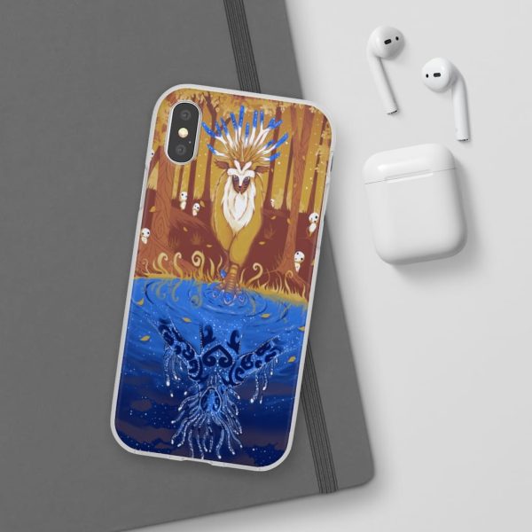 Watch Princess Mononoke - Princess Mononoke Shishigami Day and Night time iPhone Cases-Accessories, Phone Case, princess mononoke, Watch Princess Mononoke