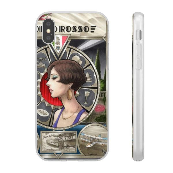 Porco Rosso Fiona Portrait Art iPhone Cases-Accessories, Phone Case, porco rosso