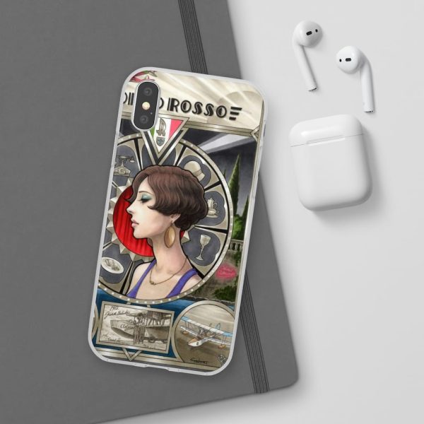 Porco Rosso Fiona Portrait Art iPhone Cases-Accessories, Phone Case, porco rosso