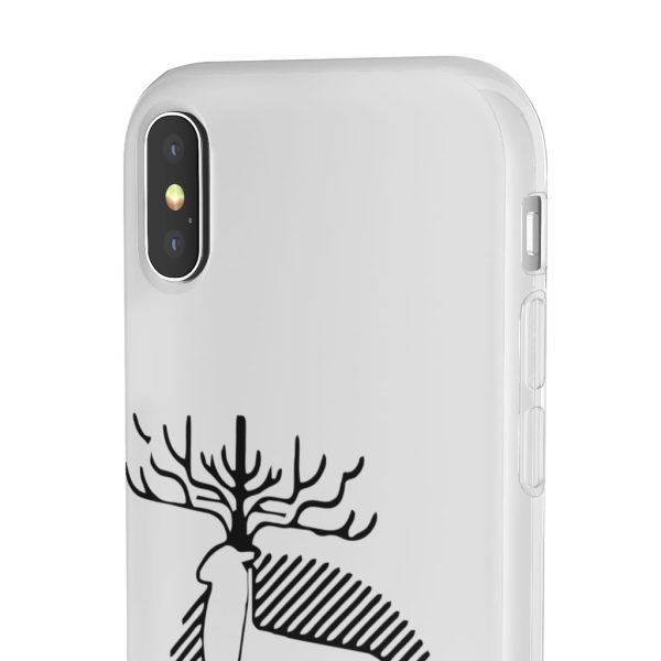 Princess Mononoke Mononoke Hime - Princess Mononoke – Shishigami Line Art iPhone Cases-Accessories, Phone Case, princess mononoke, Princess Mononoke Mononoke Hime