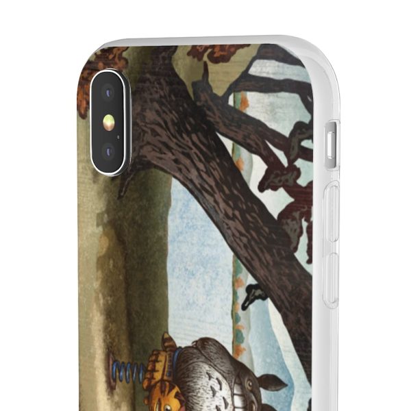 Totoro Bag - Totoro on the Catbus Spring Ride iPhone Cases-Accessories, My Neighbor Totoro, Phone Case, Totoro Bag