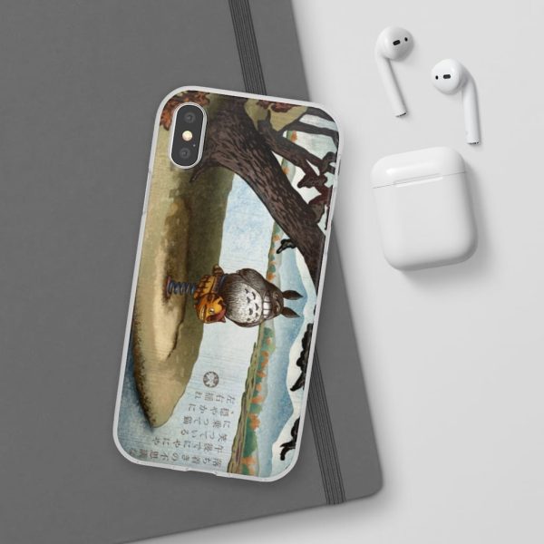 Totoro Bag - Totoro on the Catbus Spring Ride iPhone Cases-Accessories, My Neighbor Totoro, Phone Case, Totoro Bag